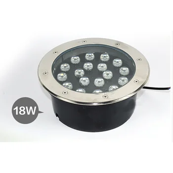 6pcs/veliko 18W Mini Spot Exterieur Spot Luči AC85~265V Vrt, Bazen Vodnjak Mini pod zemljo, Svetlobo na Prostem Led Luči v Kabini