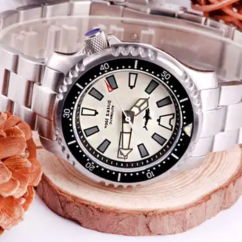 Heimdallr Moške Potapljanje Watch Sapphire Kristalno 200M Nepremočljiva Japonska NH36A Mehansko ročno uro C3 Svetlobna Napihovalka Rib Watch