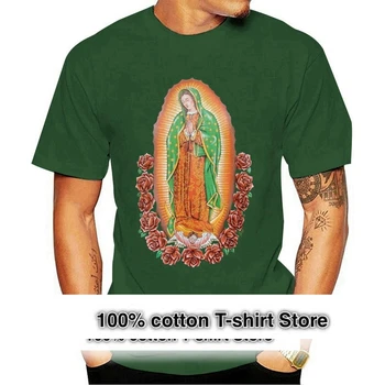 Naše Gospe Iz Guadalupe Devica Marija moška Majica s kratkimi rokavi