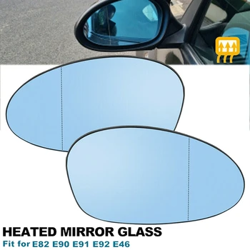 Voznik Strani Modro Krilo Vrat Ogledalo Rearview Mirror Steklo Ogrevano Za-BMW 1 Series 3 E81 E87 E82 E46 E90 E92 Z4 E85