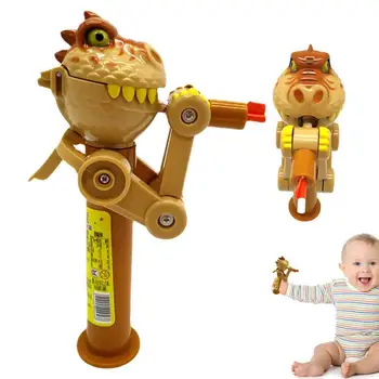 Lollipop Primeru Lepo Dinozaver Lollipop Primeru Igrača Slog Lollipop Imetnik Lollipop Sladkarije Shranjevanje Robot Stroj Za Darilo Za Otroke