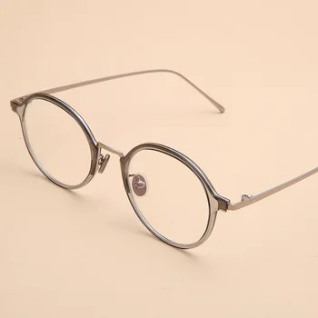 TR90 Krog Očal Okvir Ženske Moški Letnik Pregledna, Jasno Eye Glasses Optični Recept Očala, Okviri za Očala Oculos