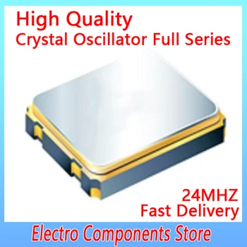 5Pcs 3225 4PIN 3.2*2,5 mm 24MHz 24.000 mhz Aktivno SMD Quartz Crystal Oscillator za Potrošniške Elektronike Industrijska Nadzor IS