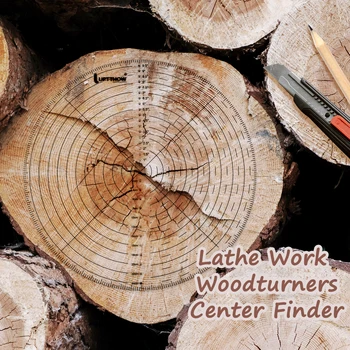 Center finder orodje woodturner quilting predloge krog vladar Desko za Rezanje kompas priročnik handwork Poravnavo Obrti 10
