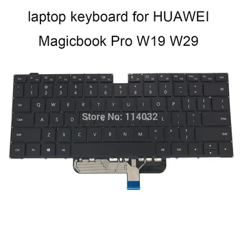 Ameriški angleščini osvetlitev tipkovnice za Huawei HBL-W19 MagicBook Pro HBL-W29 KLV-W29L black tipkovnice brez okvirja NSK-370BQ 9Z.NG2BQ.001