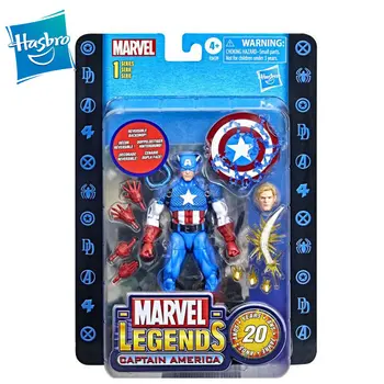 Hasbro Marvel Captain America Figuric 6 Palcev Model Prave Številke Zbirka Hobi, Božična Darila, Igrače