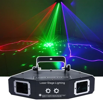60 W Super Pramen AC100 - 240V 50=60 HZ Perfect Učinek Fazi Za DJ Disco Party Klubi RGB Laser Light