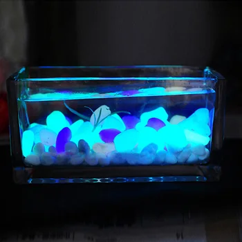 10PCS Svetlobna Kamenja Žareti V Temno Umetno Prodniki Vrt Fish Tank Akvarij Kamni Ribolovno orodje Ornament Ponudbe