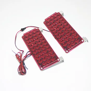 Rdeča Ultra-tanek dežurni polje bliskavica LED Avto SUV Truc 12V 24V 220V Flash izmenično opozorilna lučka blokado signal svetlo Modra