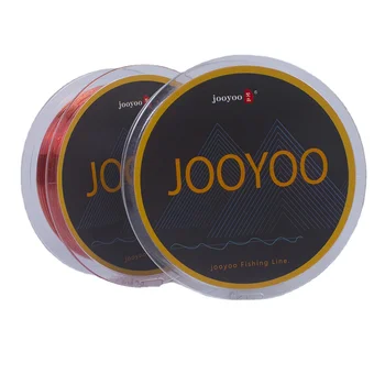 Jooyoo 100M laksa Super Močan Japonski 100% Najlon Ne Fluor Ribištvu Tackle Ne Linha Multifilamento Dodatki