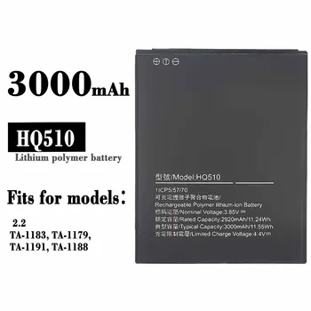HQ510 100% Originalni 3000mAh Visoke Kakovosti Nadomestna Baterija Za Nokia 2.2 KW-1183 1179 Visoke zmogljivosti Notranjega Litijeve Baterije