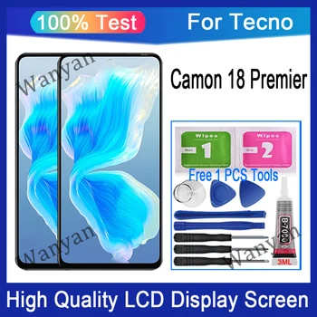 Original Za Tecno Camon 18 Premier LCD-Zaslon, Zaslon na Dotik, Računalnike CH9 CH9n LCD Zamenjava