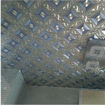 WELLYU High-end luksuzni strop ozadje zlato folijo, srebro, diamant, predalčni ozadje KTV dnevna soba bar oltarja streho, stene papirja