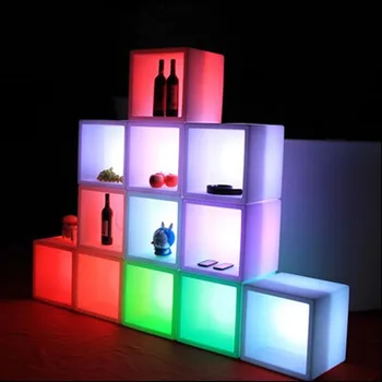 Prenosna LED Bar Pohištvo Žareče Vina Kabineta, Excibidor Vitrina De Vinos Nepremočljiva Šampanjec Vedro Ice Cube Shranjevanje Containe