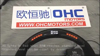 LED Ogljikovih Vlaken Volan Združljiv s Mazda Axela OHC Motorji