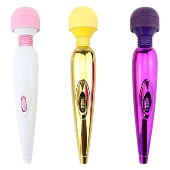 Svetlo AV Dildo, Vibrator Sex Igrače za Žensko USB Polnilne Čarobno Palico Klitoris Stimulator G-spot Massager Hitrost Nastavljiva Sexo