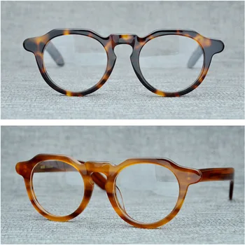 Cubojue Acetat Eye Glasses Okvir Moški Ženske Debela Očala Človeka Optičnih Recept Očala Letnik Novost Tortoise Moški