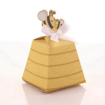 Najnovejši 100 kozarcev oranžna Poroko Korist Škatle za Poročni bonboniera Casamento Poroko Uslug In Daril