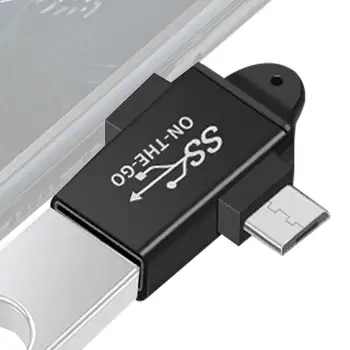 TIP-C, USB 3.0, OTG Adapter 2-v-1 priključek Mikro USB 3.0 Tip C Pretvornik 2 V 1 Visoke hitrosti Pretvornik Za Hitro Sinhronizacija Podatkov