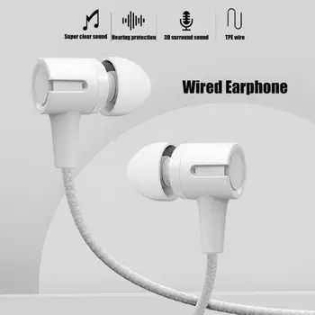 Žične Slušalke Praktično Lahki Visoko Občutljivost 3,5 mm Igra Glasbo, Slušalke za Namizni Žične Slušalke Žične Čepkov