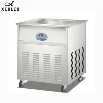 XEOLEO Roll sladoled stroj, 60 CM Led Cvrtje pralni 2000W Sladoled frier iz Nerjavečega jekla Prepražimo Jogurt pralni 220/110V