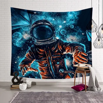 Galaxy astronavt Tapiserija, 3D Vsem Natisnjeno Tapestrying Pravokotne Doma Dekor Steni Visi 04