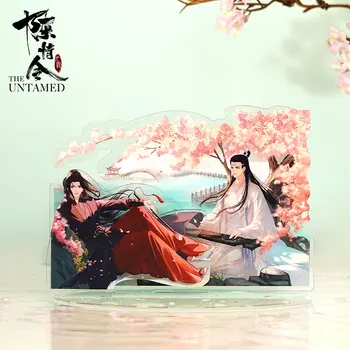 Omejitev Anime Prvinski Mo Dao Zu Wei Shi Wuxian Lan Wangji Cosplay Velike Scene Stand Slika Model Tablice Igrače Namizni Dekor