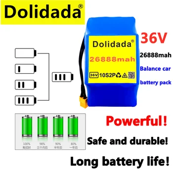 čisto nov 10S2P 36V 26888mAh Li-ionska baterija 26888mAh baterije za električna self-sprožilni hoverboard monocikl 36V baterije