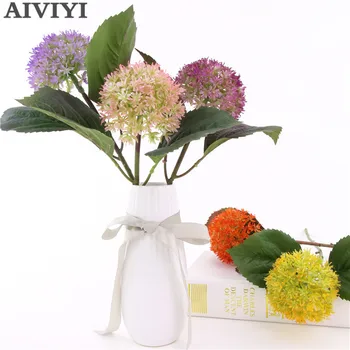 Umetne rože plastične hydrangea ponaredek cvet spray barvo, regrat, umetne rože ustvarjalne cvetlični aranžma dekoracijo