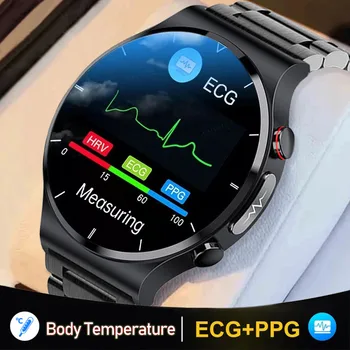 2022 Novo Pametno Gledati Moške EKG PPG Krvni Tlak, Srčni utrip Ure IP68 Vodotesen Fitnes Tracker Smartwatch Za Android, Apple