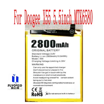 New Visoke Kakovosti 3.8 Proti 2800mAh X55 baterija Za Doogee X55 5.5 palčni MTK6580 Mobilni Telefon