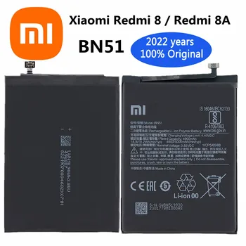 Originalni 5000mAh BN51 Xiaomi Redmi Hongmi Baterija za Xiaomi Redmi 8 8A Redmi8 Redmi8A Zamenjavo Mobilnega Telefona Baterije Bateria