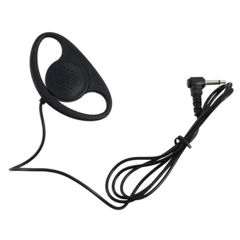 3 5 mm D-shape Gume Walkie Talkie Glasbe Slušalka Akustični Čepkov Slušalke Slušalke Orodja za dvosmerni Radii MP3