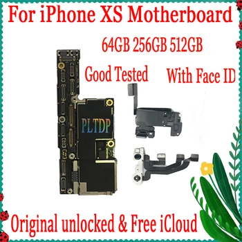 Brezplačna dostava Za iphone XS Motherboard Brezplačno icloud Original Za Odklepanje iphone xs Logiko odbor 256GB 64GB 100% Test Dobre Delovne