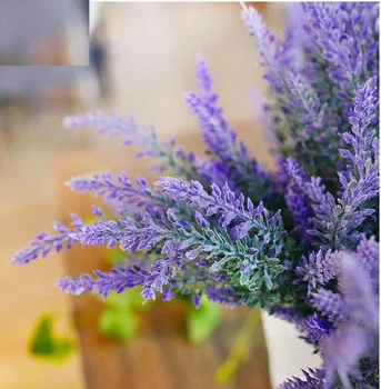 Umetni Sivke Kup Svile cvetja Lavenders Za svate Doma Dekorativne rože brezplačna dostava sivke umetno