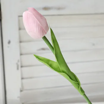 2PCS Tulipanov Šopek Umetnih Cvet Ponaredek Cvetje za Dekoracijo Poroke Korist Stranko Žensk Sladka Darila dom dekor Fotografija rekviziti