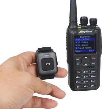 Anytone NA-D878UVII Ham Radio DMR Digitalno tehnologijo Bluetooth, Združljiva PG GPS Dual Band VHF/UHF Analogni Walkie Talkies