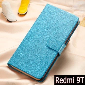 Flip Telefon Kritje Za Xiaomi Redmi 9T Primeru PU Usnje Denarnice Knjiga Coque Na Redmi 9 T Magnetnih Kartic Zaščitni Lupini Hoesje Primeru