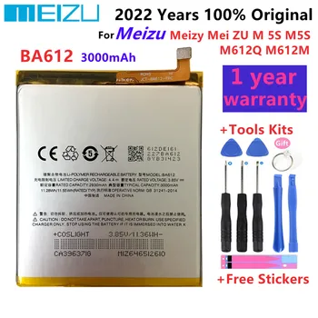 Meizu 100% Prvotne 3000mAh BA612 Baterija Za Meizu Meizy Mei zu M 5S M5S M612Q M612M Mobilnega Telefona, Baterije+Brezplačna orodja