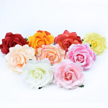 Svilenih Vrtnic Glavo Steno Poroko Arch Doma Dekoracijo Božični Venec Diy Broška Poročni Dodatki Potrditev Umetno Cvetje