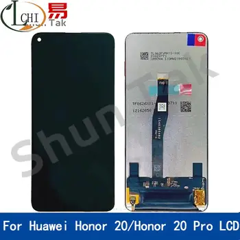 Original Display za Huawei Honor 20 YAL-L21 LCD Zaslon na Dotik, Računalnike Zamenjati Za Huawei Honor 20 Pro YAL-AL10 YAL-L41 LCD