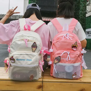 Nahrbtnik korejska različica Harajuku Visoke zmogljivosti Kampusu Nahrbtnik za Prosti čas Potovalna torba Študent šolska torba