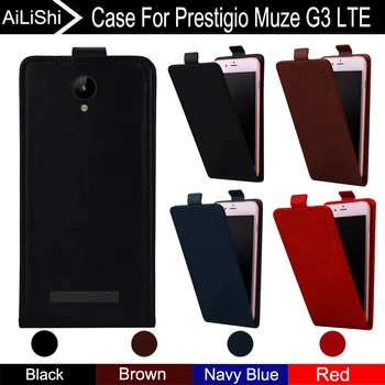 AiLiShi Za Prestigio Muze S3 LTE Primeru, Gor In Dol Navpično Telefon Flip Usnjena torbica za Telefon Pribor 4 Barve + Sledenje
