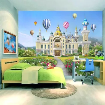 Milofi po meri foto ozadje 3D lepo dekle little princess dream castle 3D ozadje stene doma dekoracijo slikarstvo