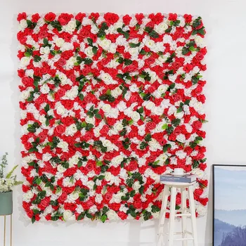 40x60cm Umetno Cvetje Romantično Božično Ozadje Dekoracijo Poroke, Rojstni izložbo Cvetje Stene po Meri