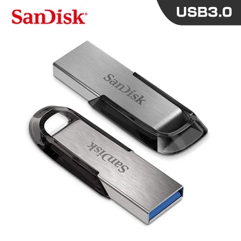 SANDISK Ultra Voh CZ73 USB3.0 Bliskovnega Pogona Navzgor, Da 120MB/s Branje 64GB 128GB Pen mini Disk USB 3.0 Ključek 32GB