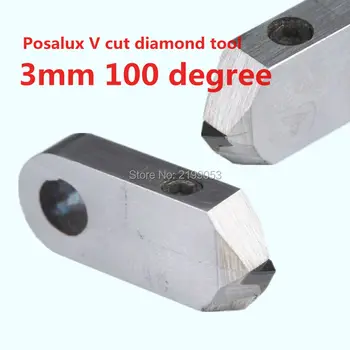 3 mm 100 stopinj Proti cut rob posalux diamantno orodje, s PCD Nasvet za nakit industrije
