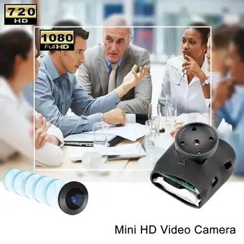 T-shirt Gumb 1080p Hd Mini Fotoaparat, Fotografij, Video, Zvočne Zanke Snemanje Zunanji Prenosni Mikro Kamero