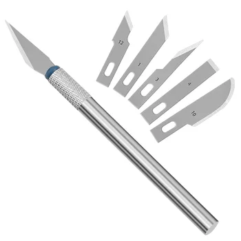 JINRUI Večnamenski pero, nož 7PC carving nož ročno DIY majhne carving nož model orodje mobilni telefon film carving nož