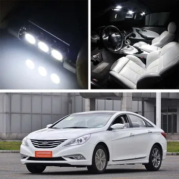 Canbus LED Žarnica Notranje zadeve Zemljevid Dome Trunk Ploščo Žarnice Za Hyundai Sonata 8.